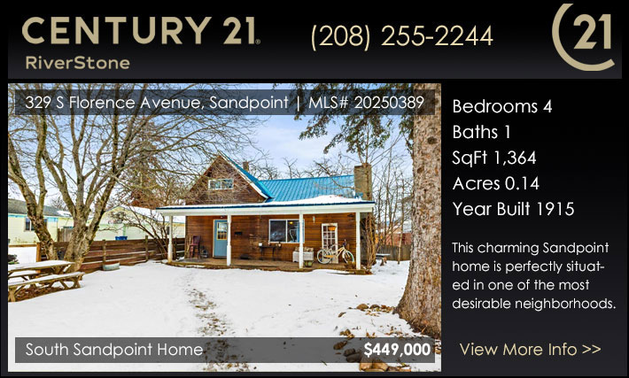 This charming Sandpoint home is perfectly situated in one of the most desirable neighborhoods