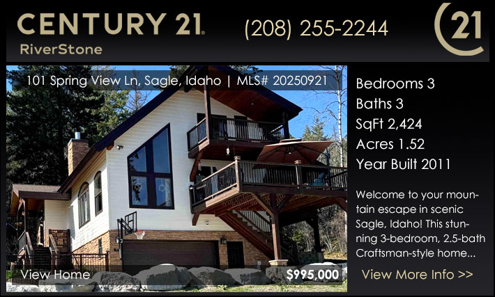 Welcome to your mountain escape in scenic Sagle, Idaho